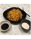 Pajeon (Pancake coreani salati con carote, cavolo e scalogno) 🥕🧅🥞 🇰🇷