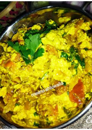 पनीर भूर्जी (paneer bhurji recipe in Hindi) रेसिपी मुख्य फोटो