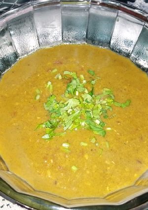 A picture of Green Masala Daal.