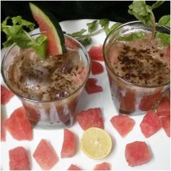Watermelon mint crush A picture of Watermelon mint crush.