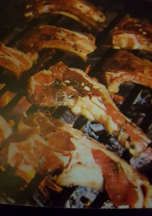 Una foto de Chuletas de cordero con Ali oli