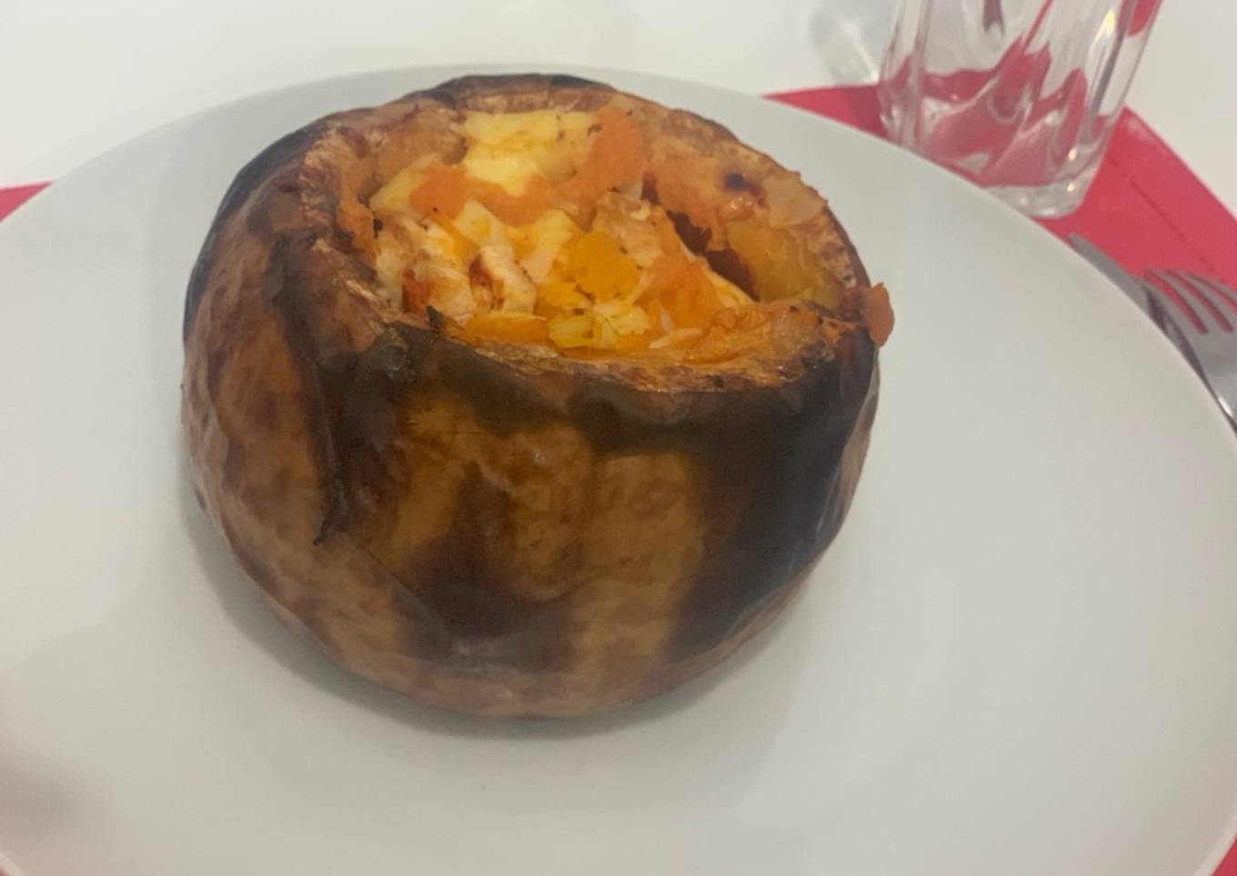 Calabaza rellena