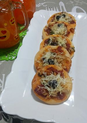 صورة لوصفة مني بيتزا 🍕