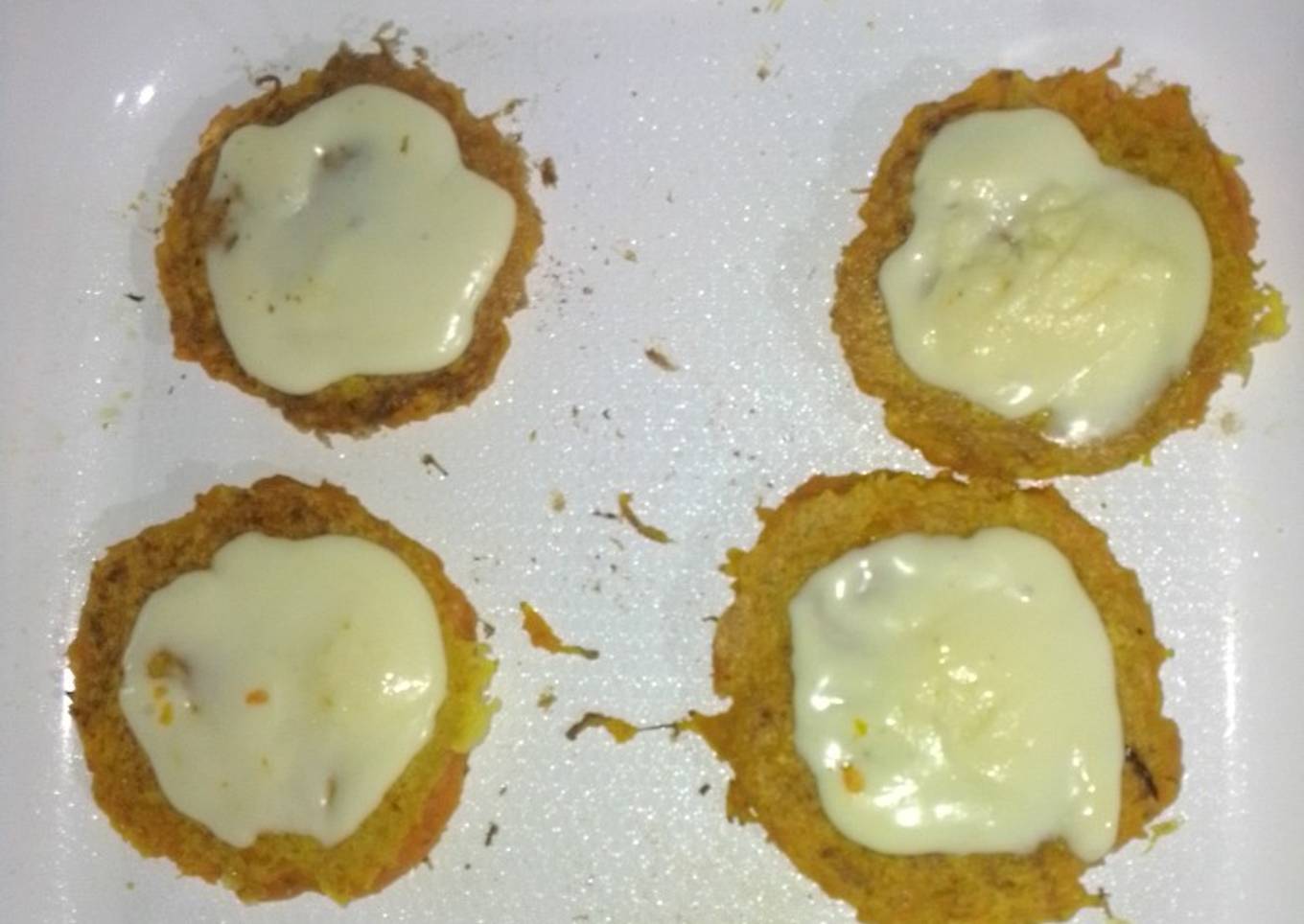 Pizzetas de zanahoria