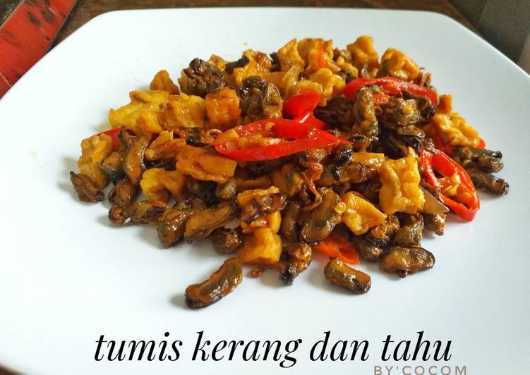 Tumis kerang dan tahu