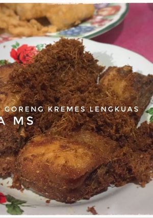 Foto resep Ayam goreng kremes lengkuas praktis