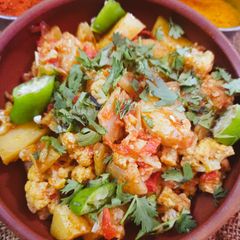 3 spice Aloo Gobhi A picture of 3 spice Aloo Gobhi.