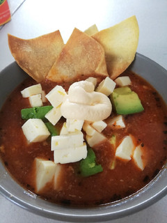 Una foto de Sopa azteca