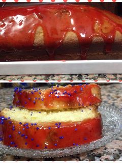 صورة لوصفة 🍰فيروز كيك بصوص الفريز🍰