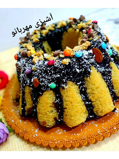 عکسی از دستور کیک آبجوش