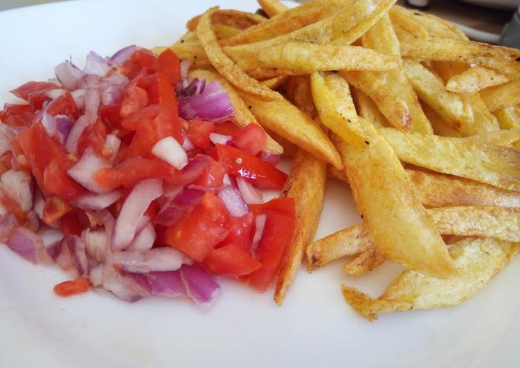 Simple Way to Prepare Perfect My Version of &#34;Chips Mwitu&#34;….The Perfect Street Food