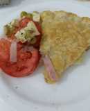 Tarta de Atún con Ensalada