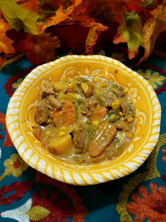 A picture of Hearty One Step Crock Pot Beef Stew.