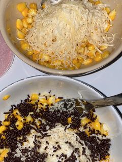 Foto resep Jasuke (Jagung Susu Keju) + meses coklat