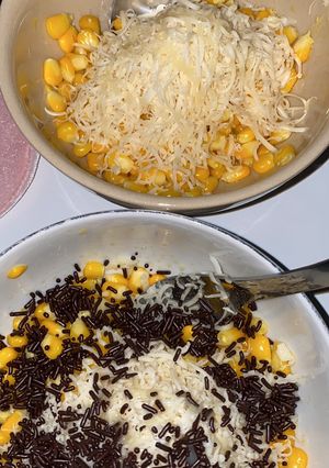 Foto resep Jasuke (Jagung Susu Keju) + meses coklat