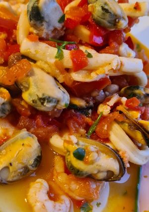 O poză a rețetei Fructe de mare.