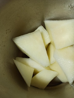 Una foto de Sorbete de melón