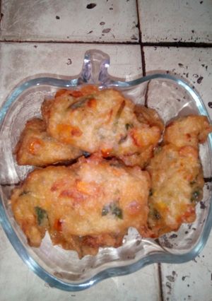 Foto resep Bakwan wortel jagung sederhana