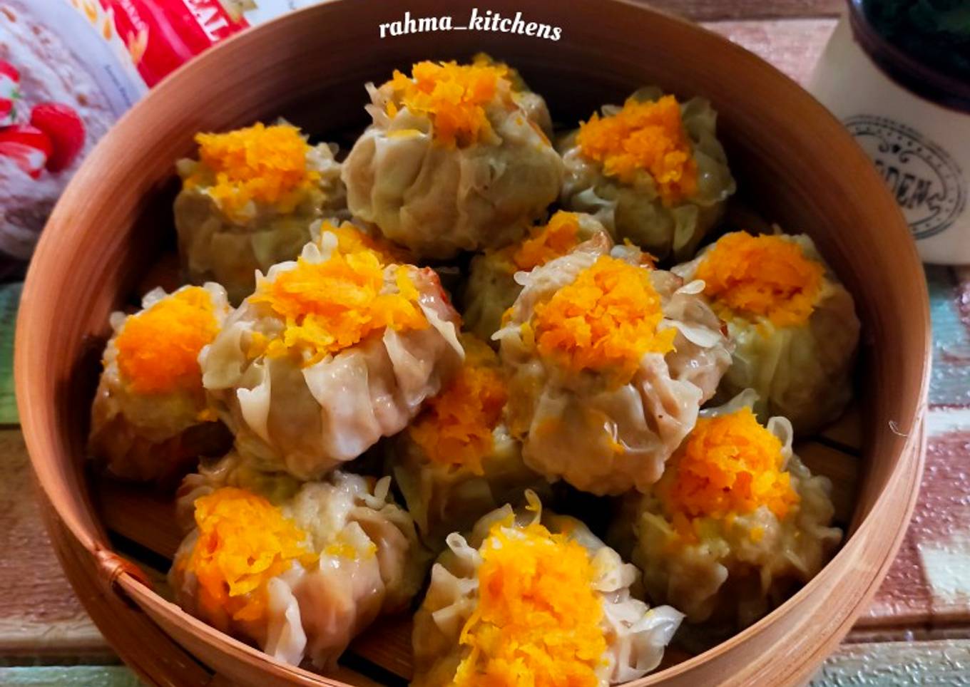 Oatmeal Chicken Dimsum