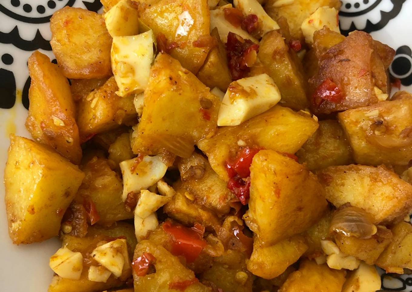 Stir fry potatoes