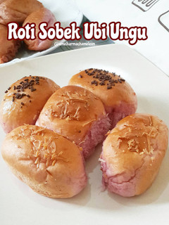 Foto resep Roti Sobek Ubi Ungu