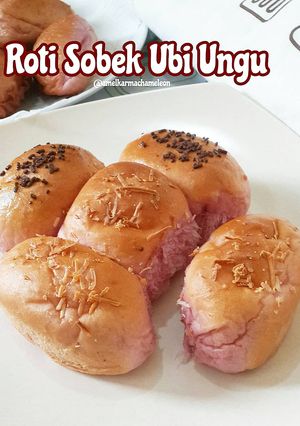Foto resep Roti Sobek Ubi Ungu