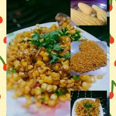 A picture of Sweet corn chaat.