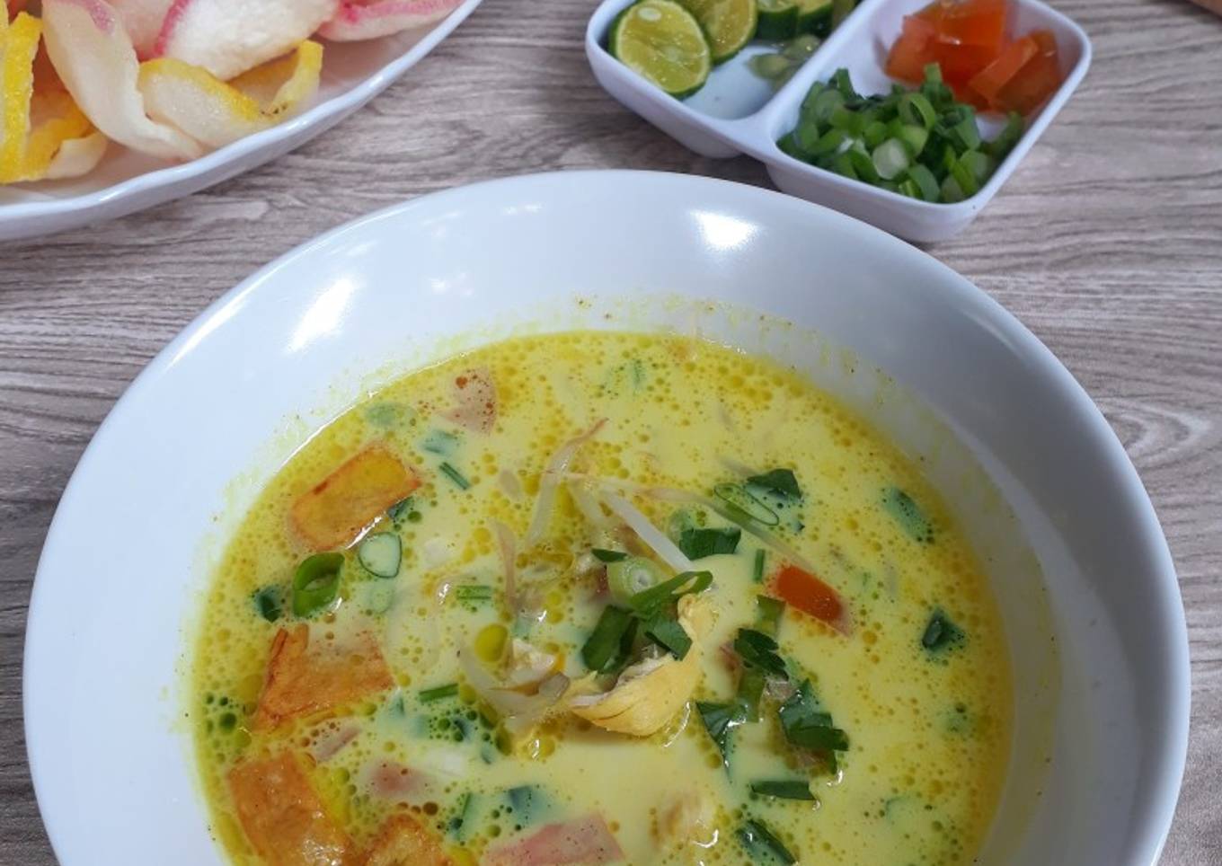 Soto Ayam Medan dengan Fiber Creme