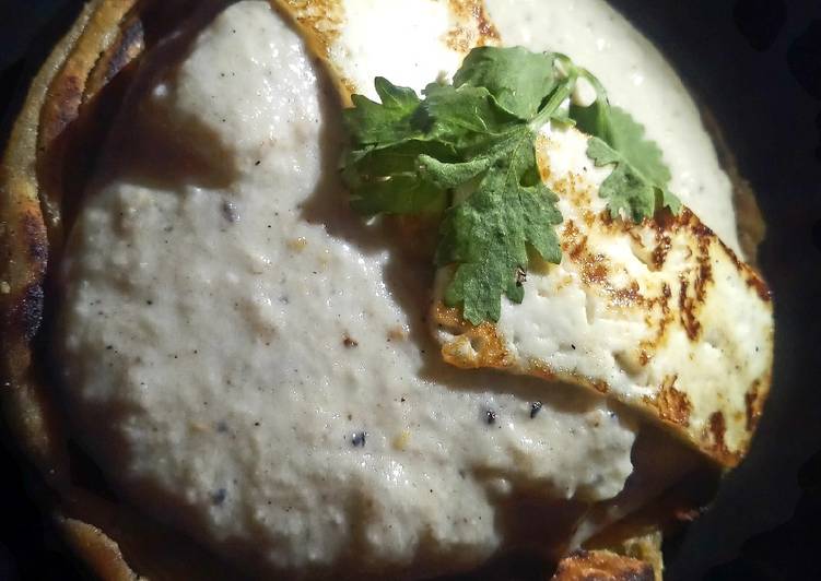 Sufiyana paneer(on the bed of lachcha parantha)