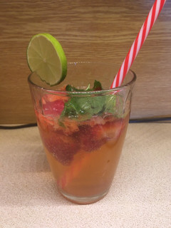 A picture of Strawberry mocktail.