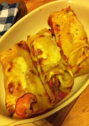 Une photo de Roulades façon cannellonis au bœuf fromage et tomates