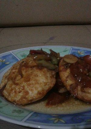 Foto resep Tumis Telor ceplok sekejap