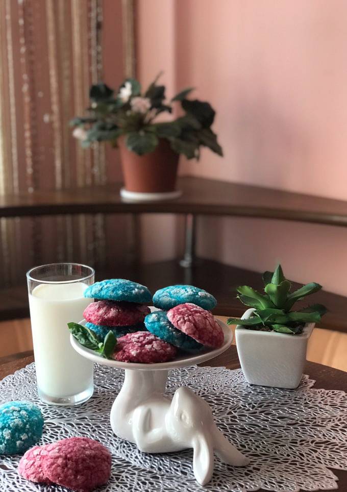 Кольорове мраморне печиво