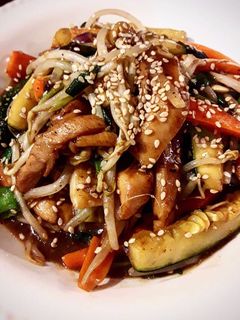 Una foto de Fajita/Chop Suey de pollo
