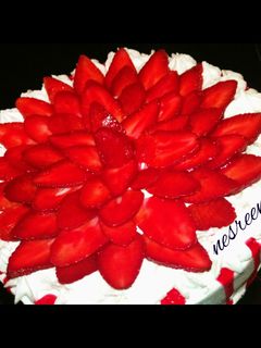 صورة لوصفة تورته فراوله