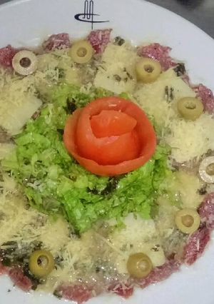 Una foto de Carpacho De Res