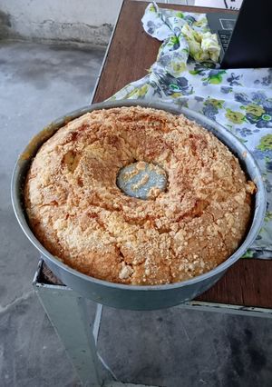 Una foto de Budín de manzana económico