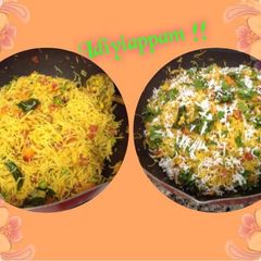 A picture of Idiyappam { Rice Sevai } { Morning Breakfast }.