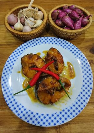 Hình của món Cá lóc kho keo.