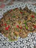 فطر ولحمة على طريقتي