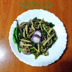A picture of Bok choy salad 🥗.