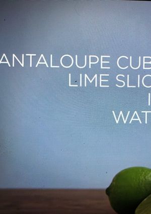 Una foto de Infusión Melón-Limón