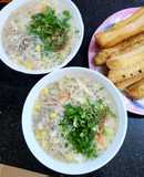Soup bột báng bắp ngọt
