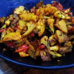 A picture of Cauliflower aloo.