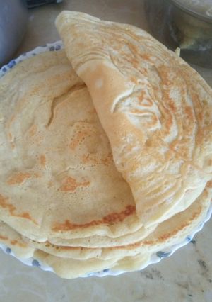 A picture of Vanilla pancakes.