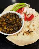 Mooli ke Patton Ki Sabzi - (Radish Greens Stir Fry)