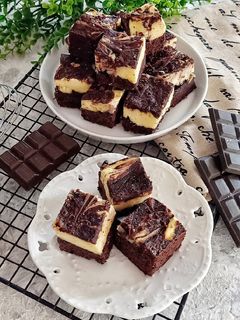 Foto resep Cream Cheese Marble Brownies