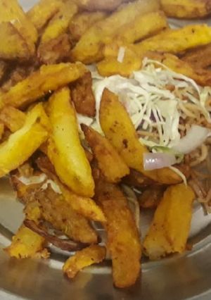A picture of French fries.