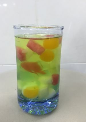 Foto resep Es buah bening alkadarnya