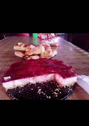 Una foto de Cheesecake al horno